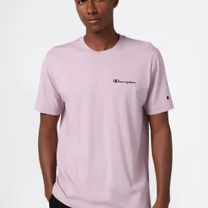Men’s T-Shirt with Small Embroidered Logo Icons