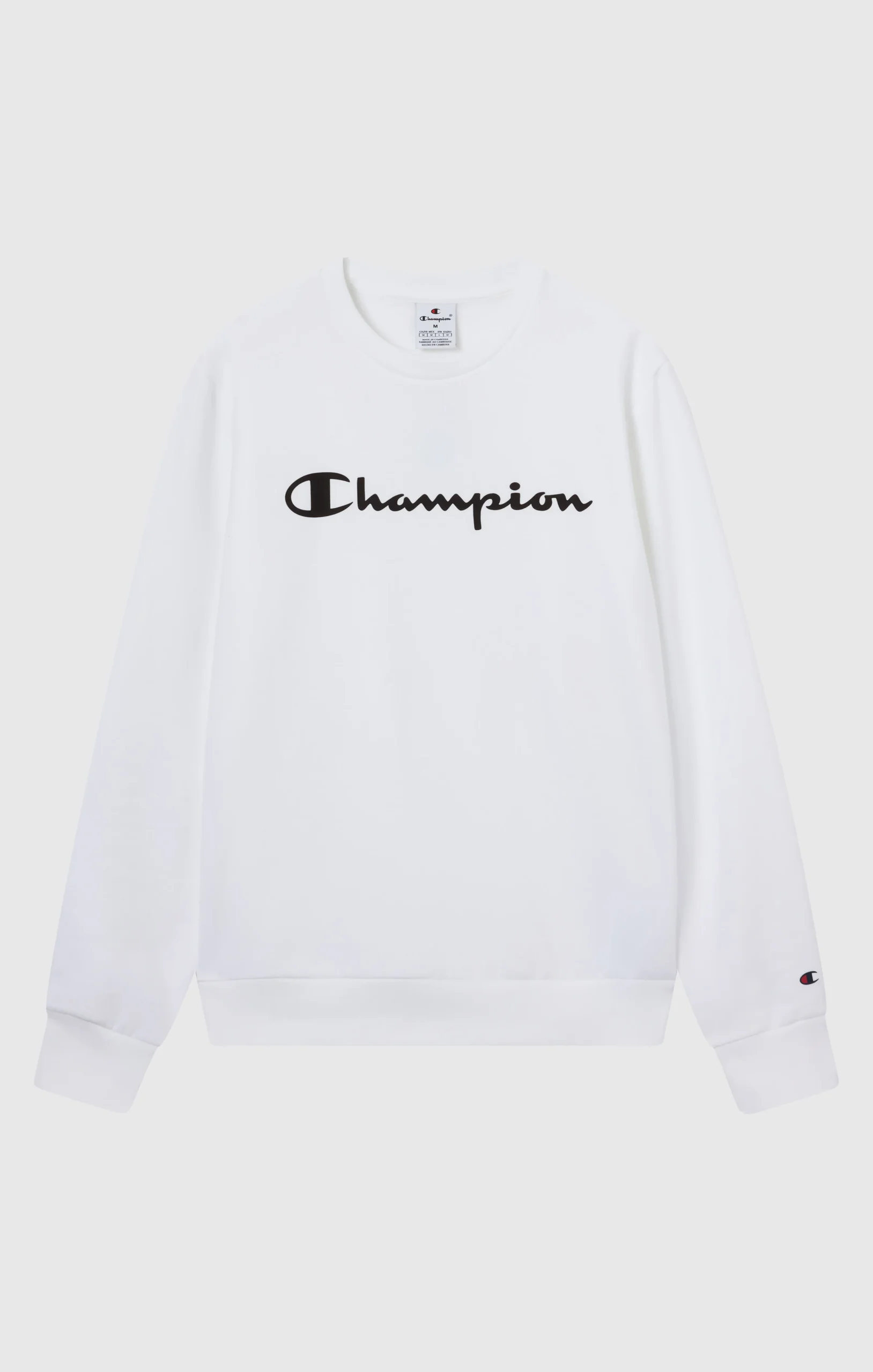 Men’s Fleece Crewneck Sweatshirt Script Logo - Imagen 6