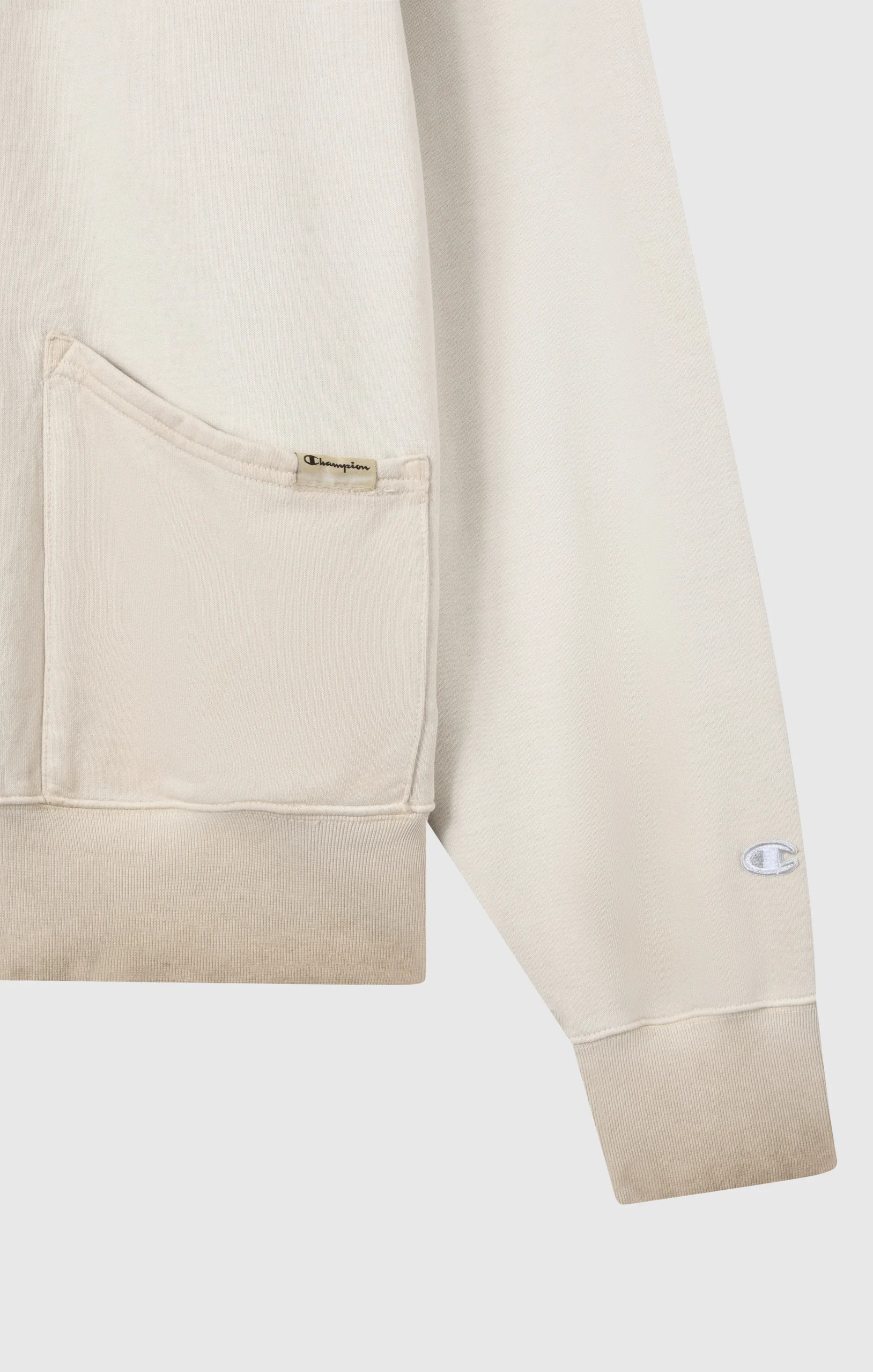 Men’s Washed Polo Half-Zip Neck Heavyweight Sweatshirt Time Capsule - Imagen 9