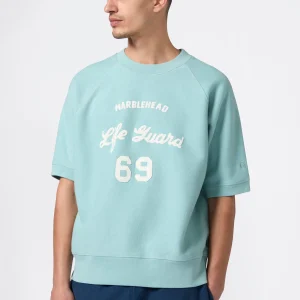 Men’s Fleece Short Sleeve Sweatshirt Reverse Weave Index & Archives Lighthouse