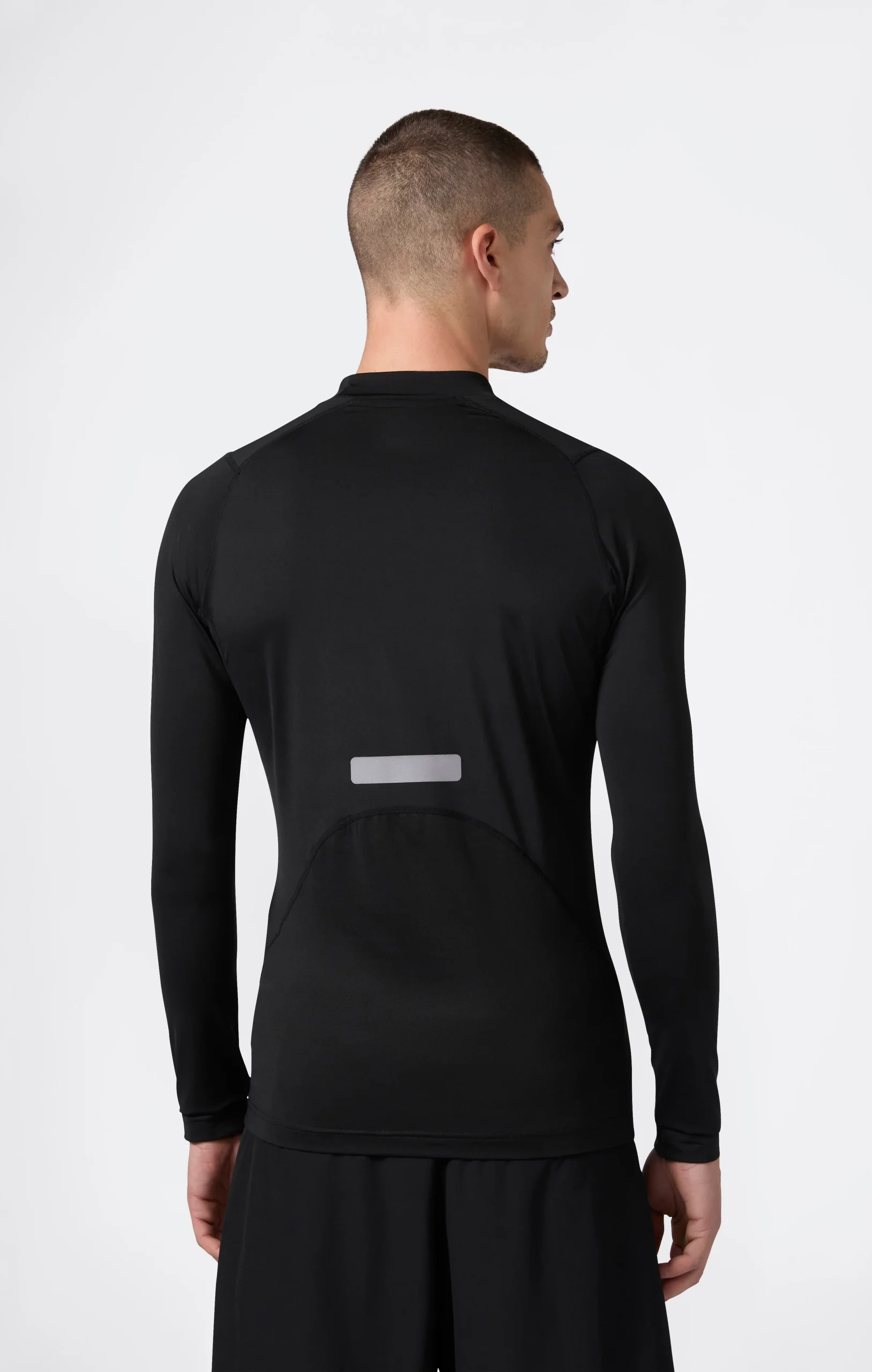 Men’s Quick Dry Mock Neck Long Sleeve T-Shirt - Imagen 6