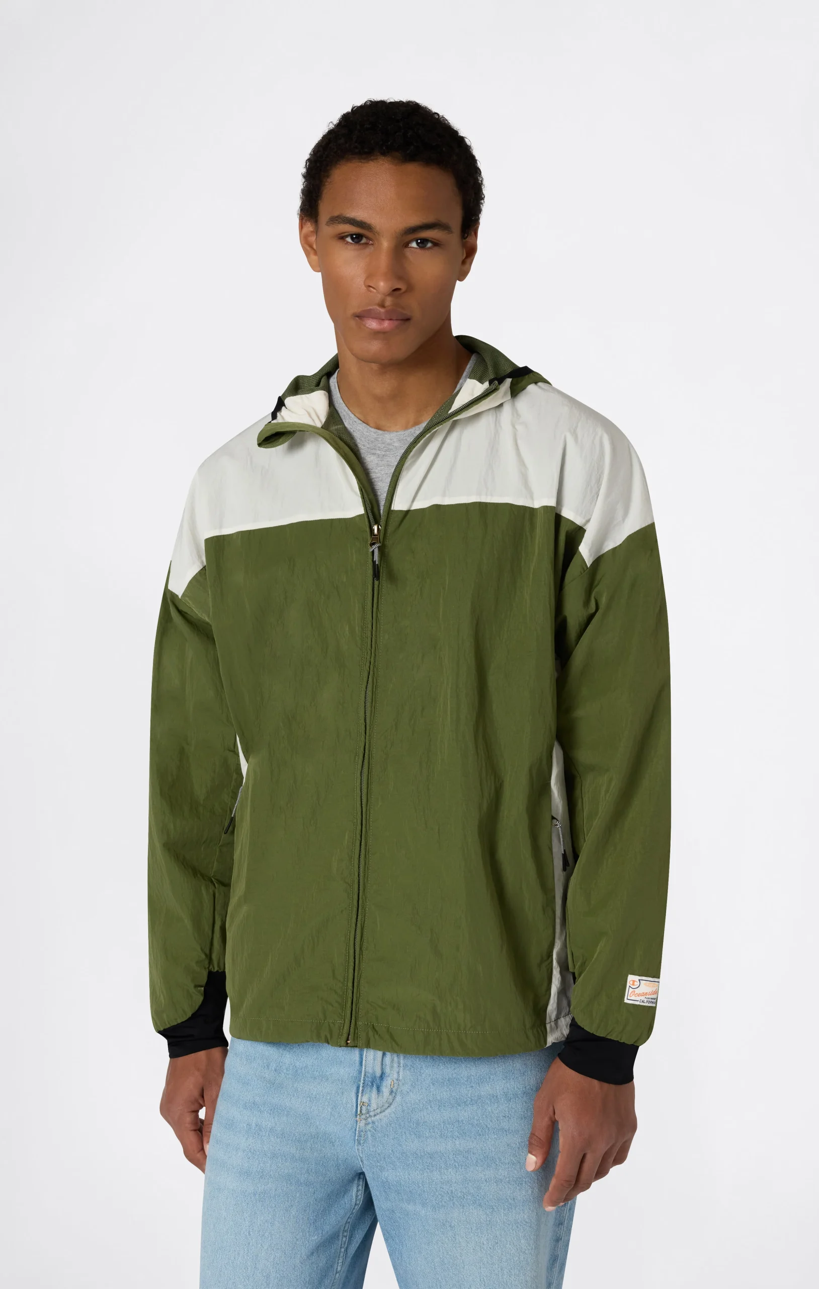 Men’s Lightweight Hooded Windbreaker Jacket