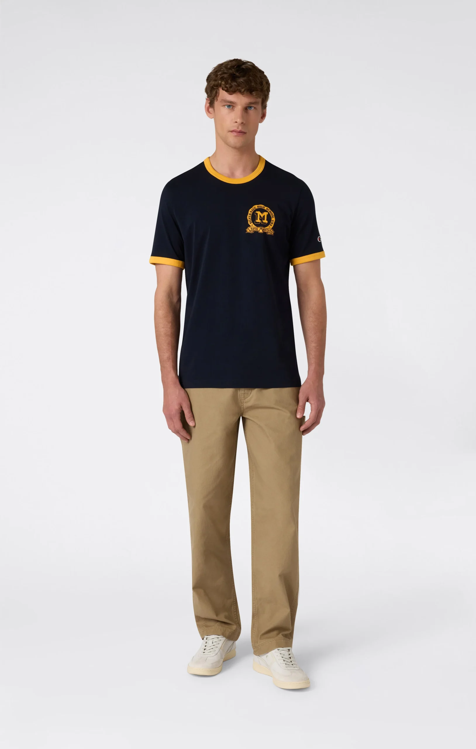 Men’s Ringer T-Shirt with Graphic - Imagen 5