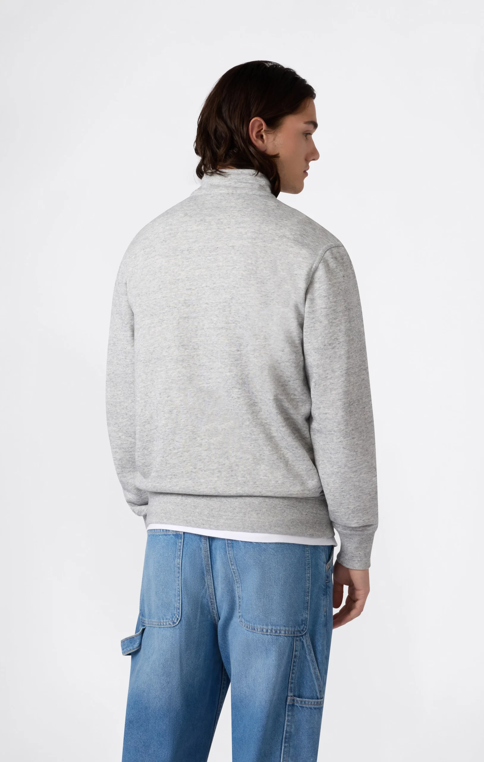 Men’s Lightweight Full Zip Sweatshirt Icons - Imagen 4