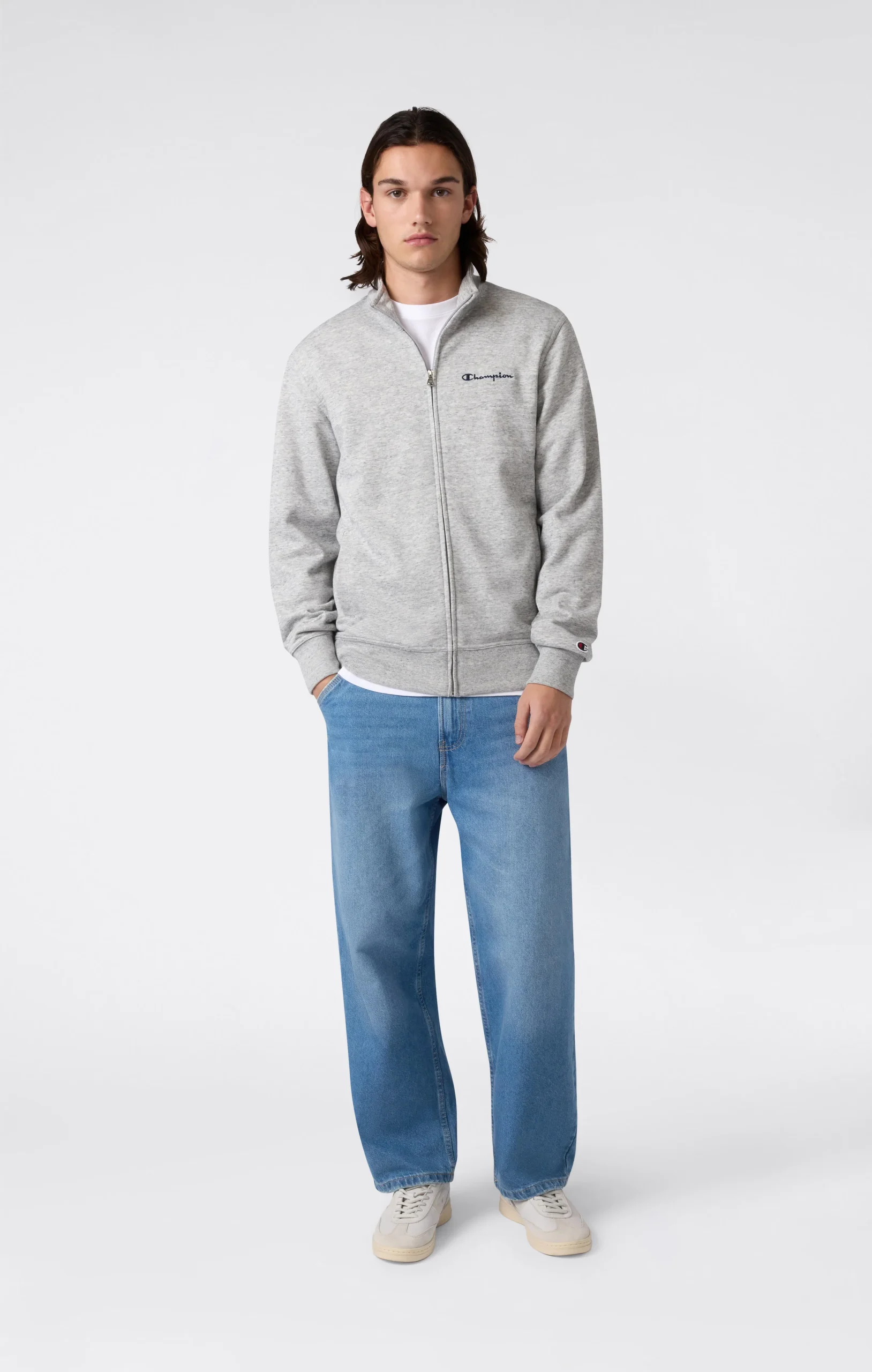 Men’s Lightweight Full Zip Sweatshirt Icons - Imagen 5