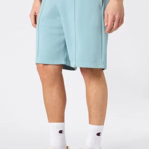 Men’s 9’’ Bermuda Shorts with Stitched Pintuck Icons