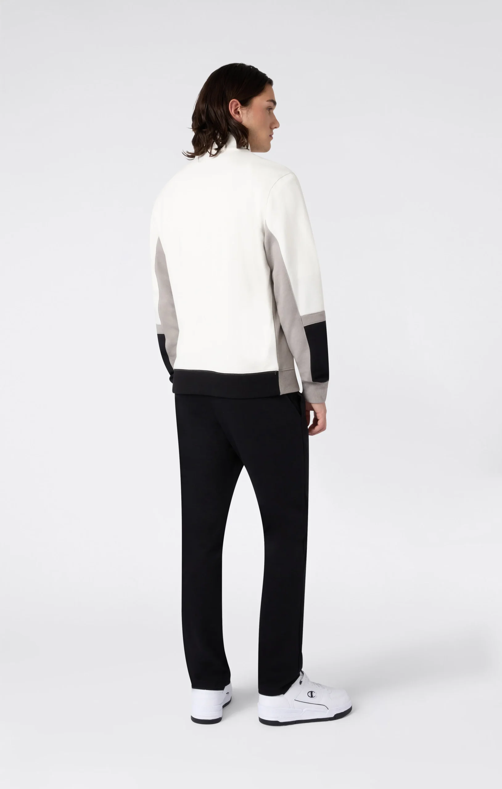 Men’s Lightweight Color Block Full Zip Tracksuit - Imagen 4