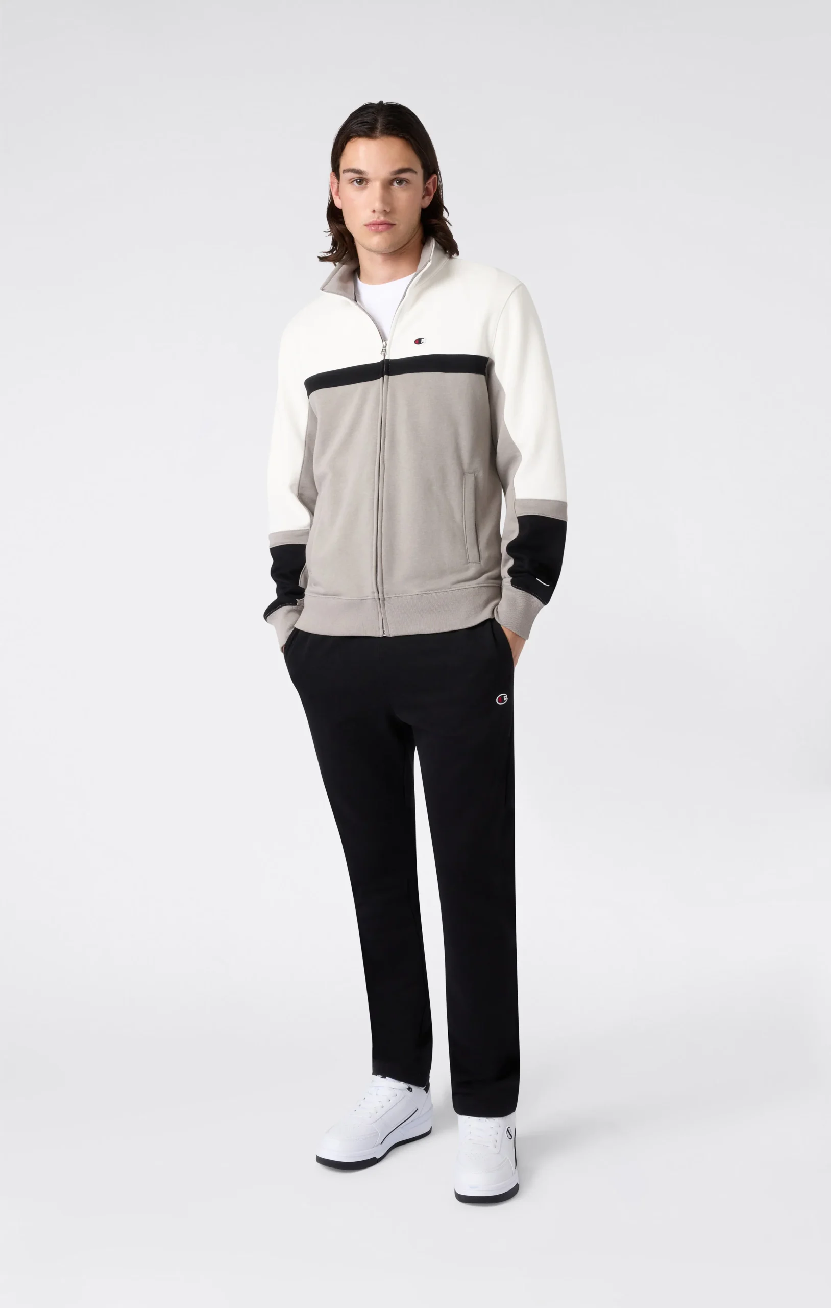 Men’s Lightweight Color Block Full Zip Tracksuit