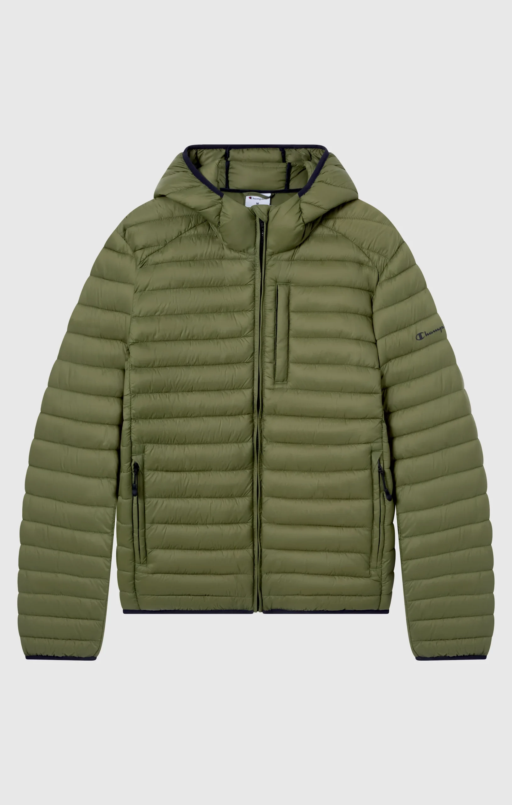 Men’s Lightweight Hooded Padded Jacket with Full Zip - Imagen 6