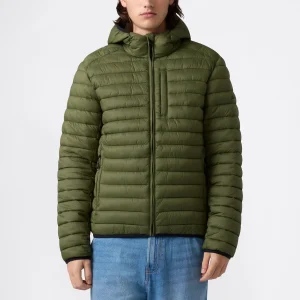 Men’s Lightweight Hooded Padded Jacket with Full Zip