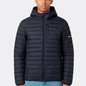 Men’s Lightweight Hooded Padded Jacket with Full Zip
