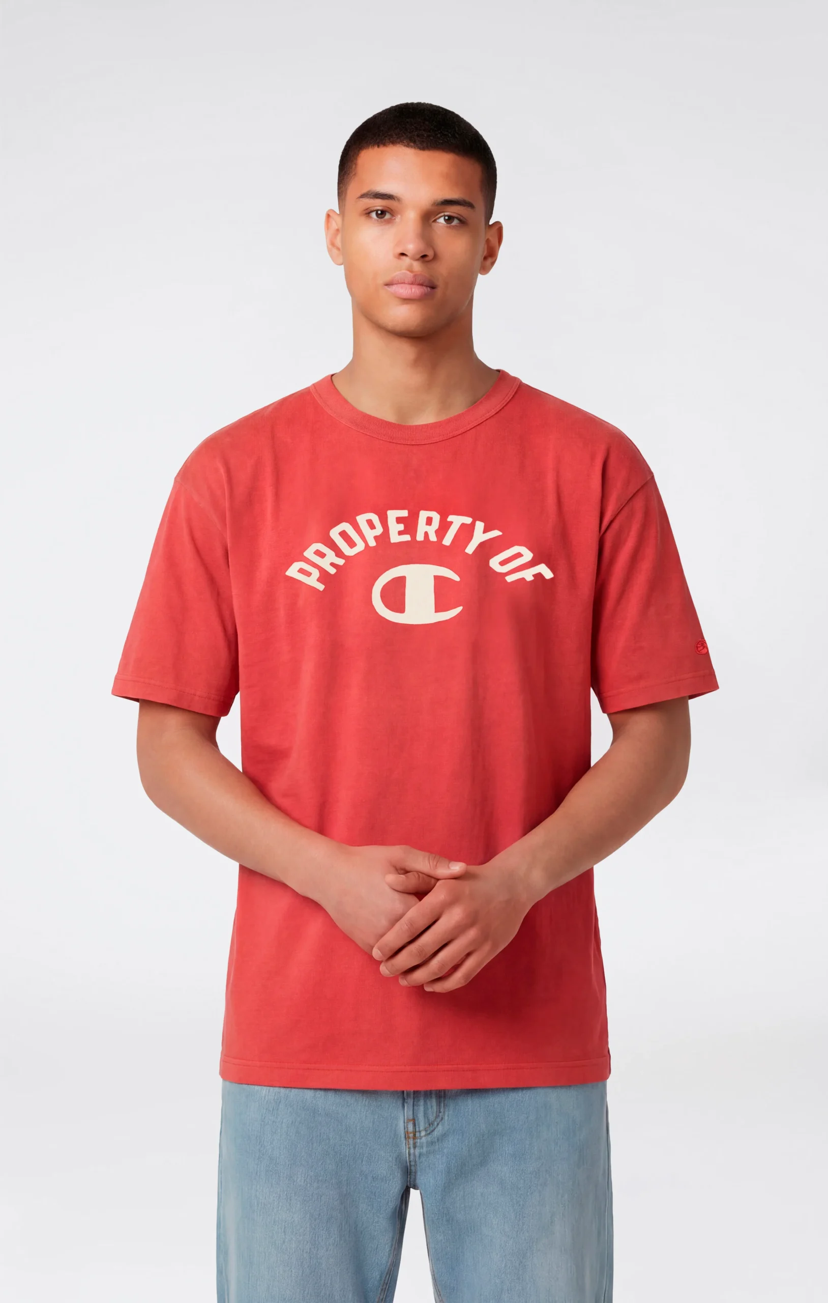 Men’s Collegiate-Inspired Crewneck T-Shirt Time Capsule