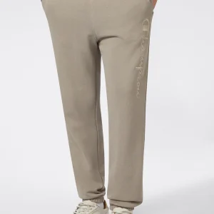 Men’s Lightweight Pants with Elastic Cuffs and Tonal Maxi Embroidered Logo Icons