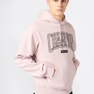 Men’s Hooded Sweatshirt With Brushed Interior And Puff Print Logo