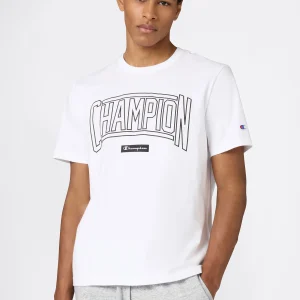 Men’s Crewneck T-Shirt With Puff Print Logo