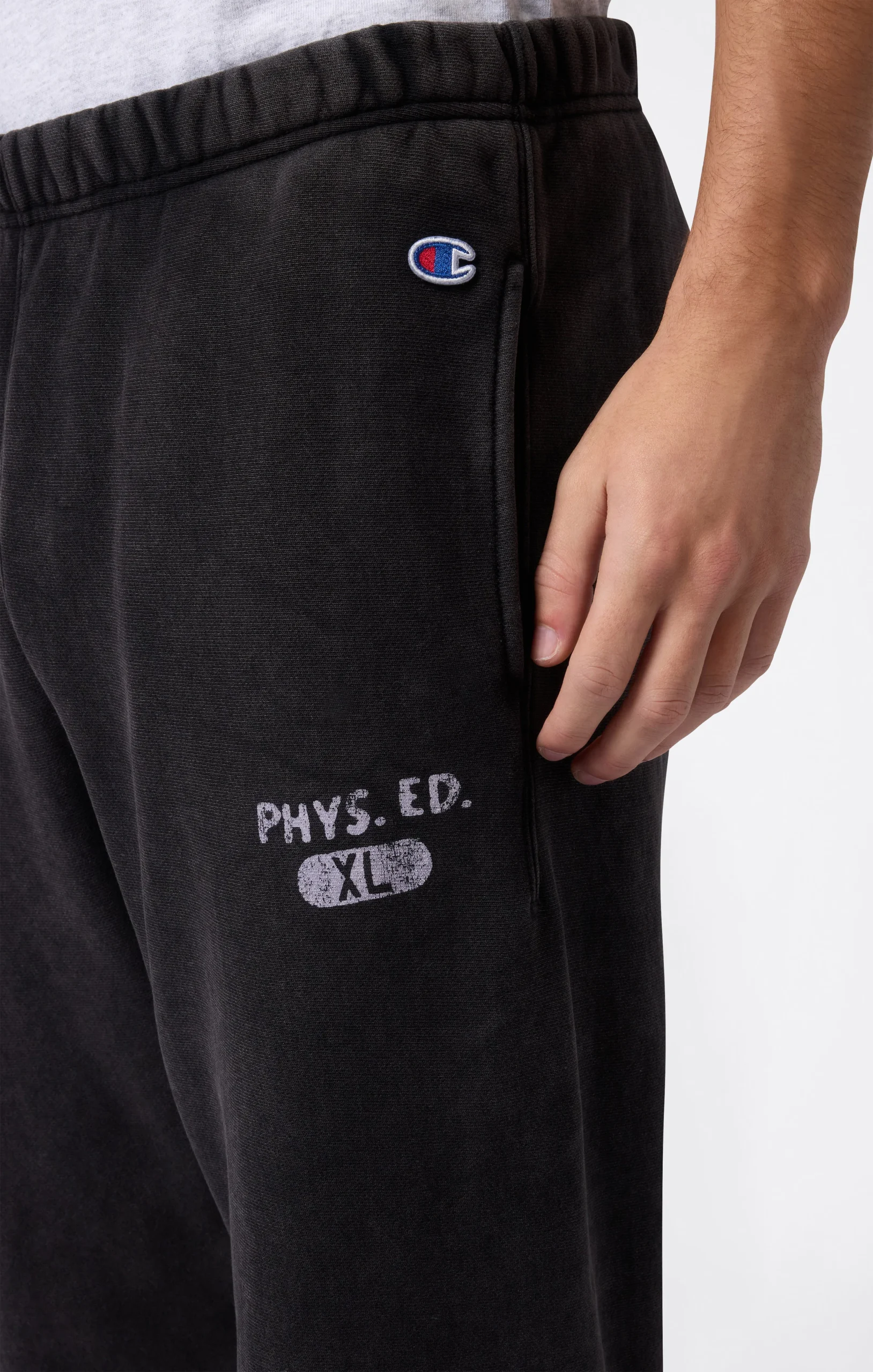 Men’s Fleece Jogger Pants with Elastic Cuffs and Brushed Interior Reverse Weave - Imagen 3