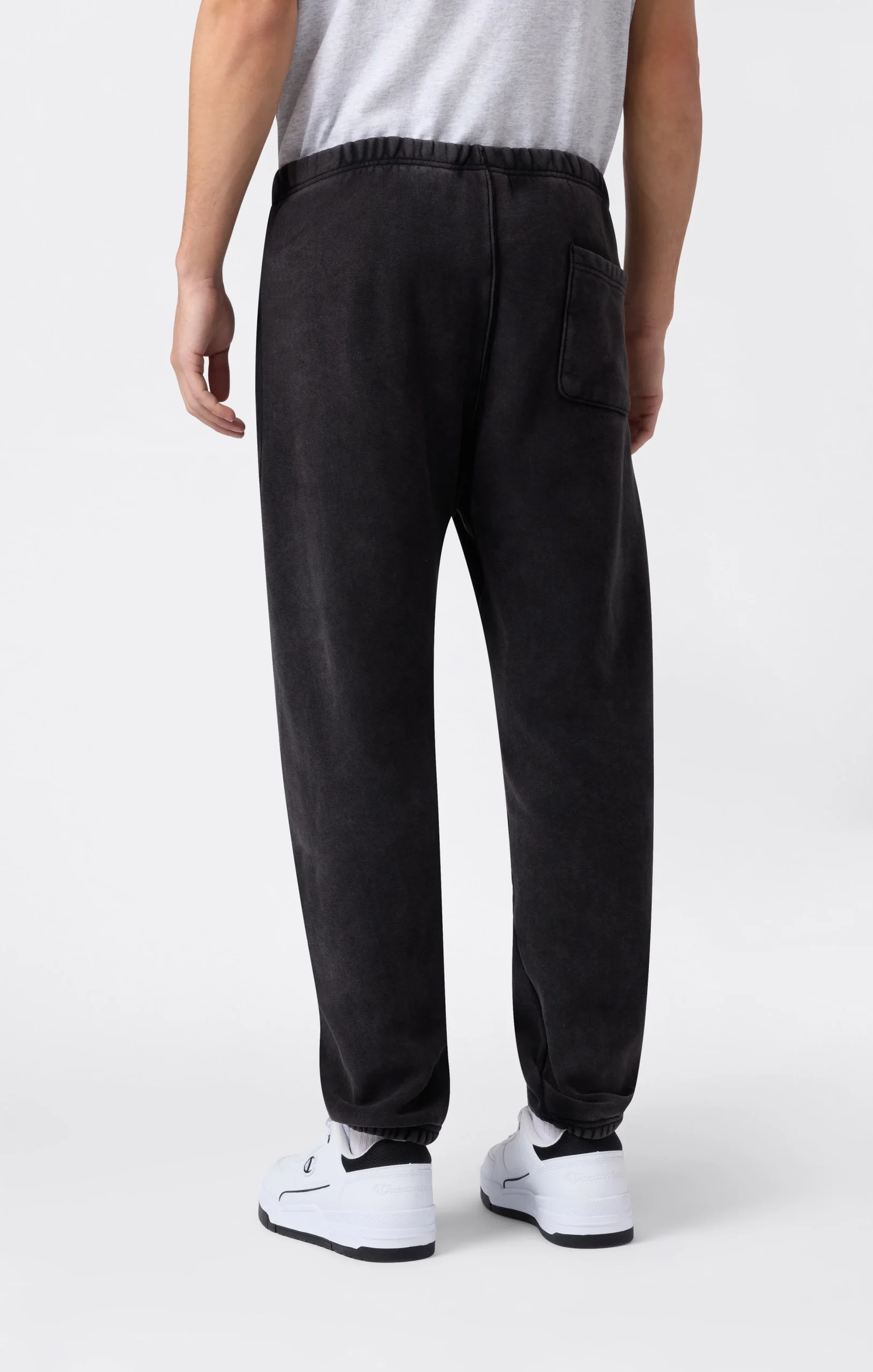 Men’s Fleece Jogger Pants with Elastic Cuffs and Brushed Interior Reverse Weave - Imagen 4