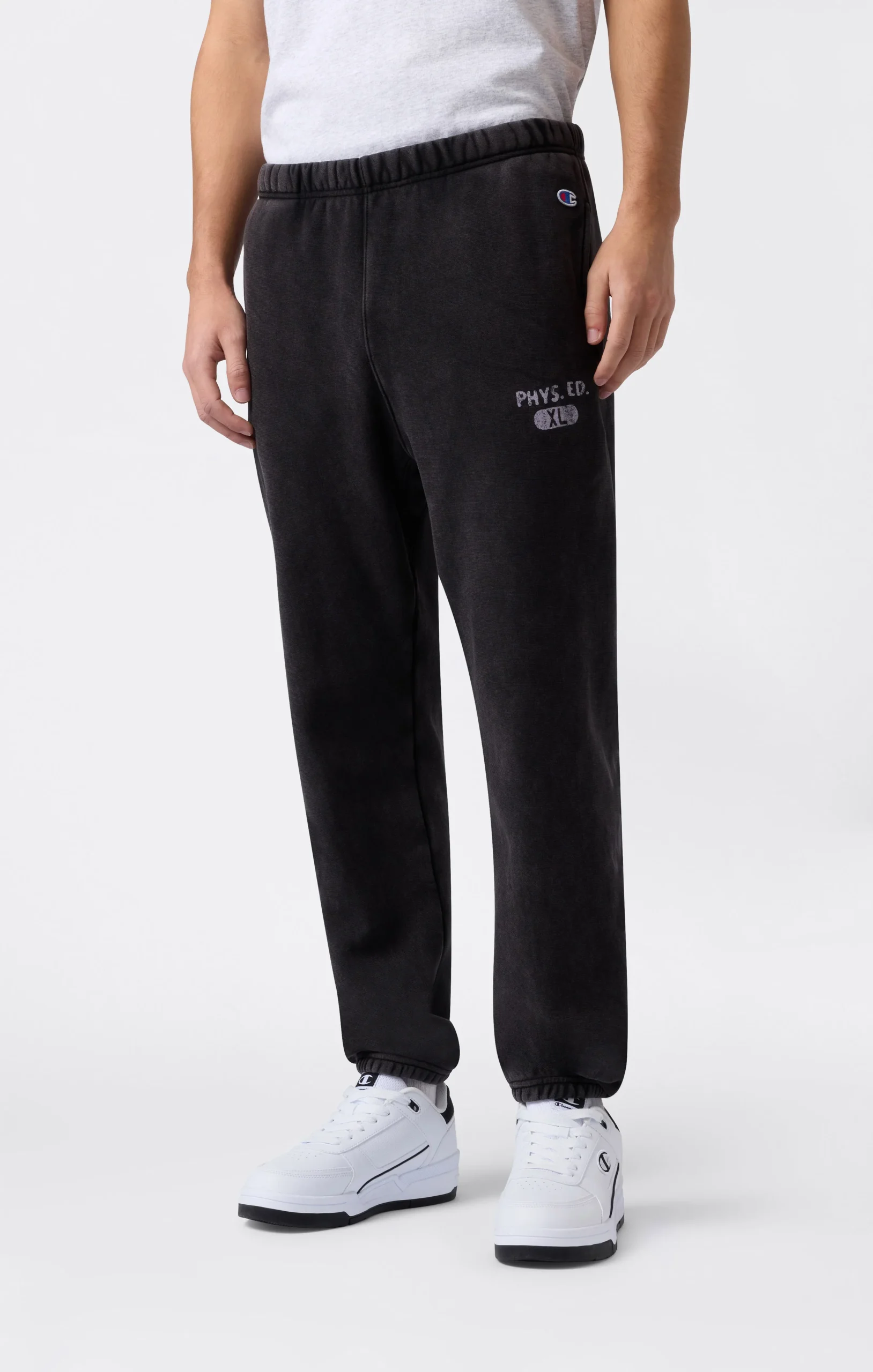 Men’s Fleece Jogger Pants with Elastic Cuffs and Brushed Interior Reverse Weave