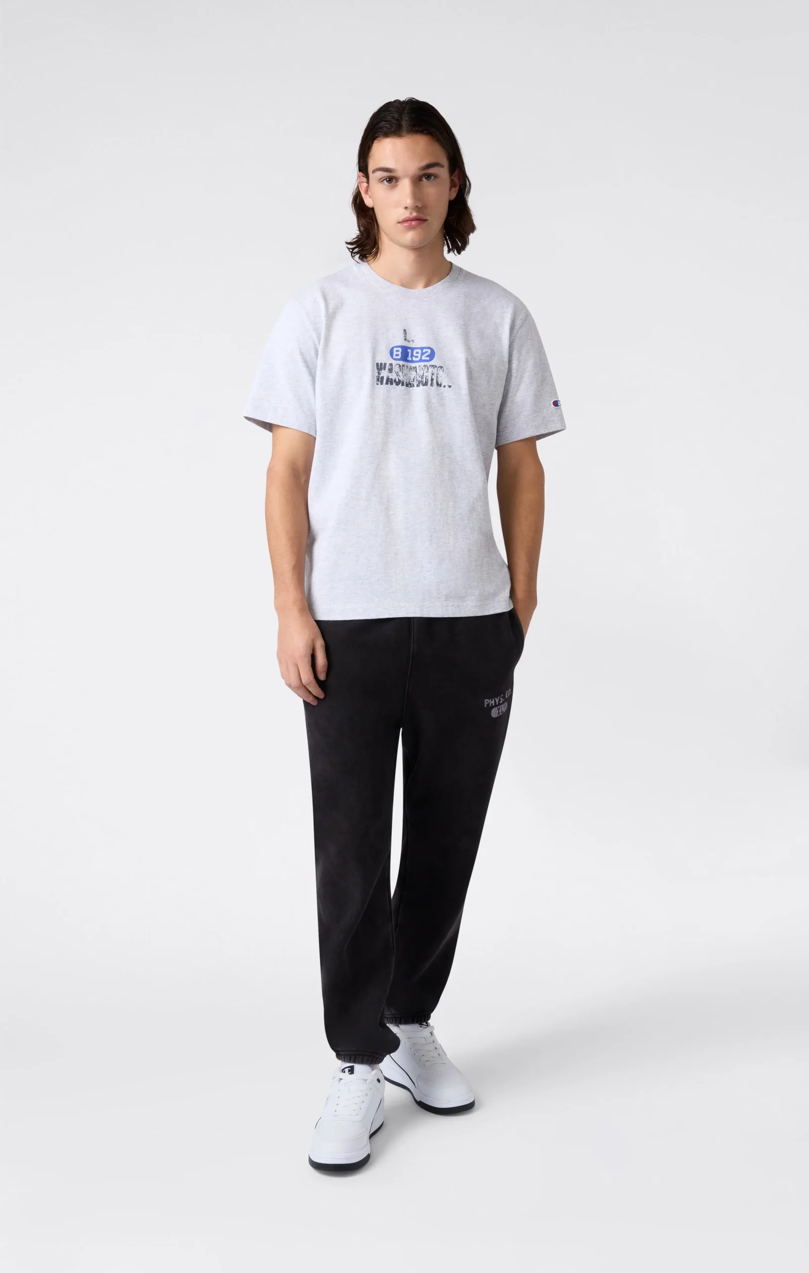 Men’s Fleece Jogger Pants with Elastic Cuffs and Brushed Interior Reverse Weave - Imagen 5