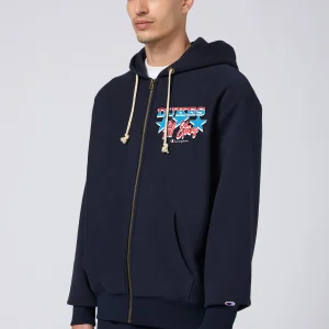 Reverse Weave Men's Fleece Zip Up Hoodie Dukes Cupboard x Champion