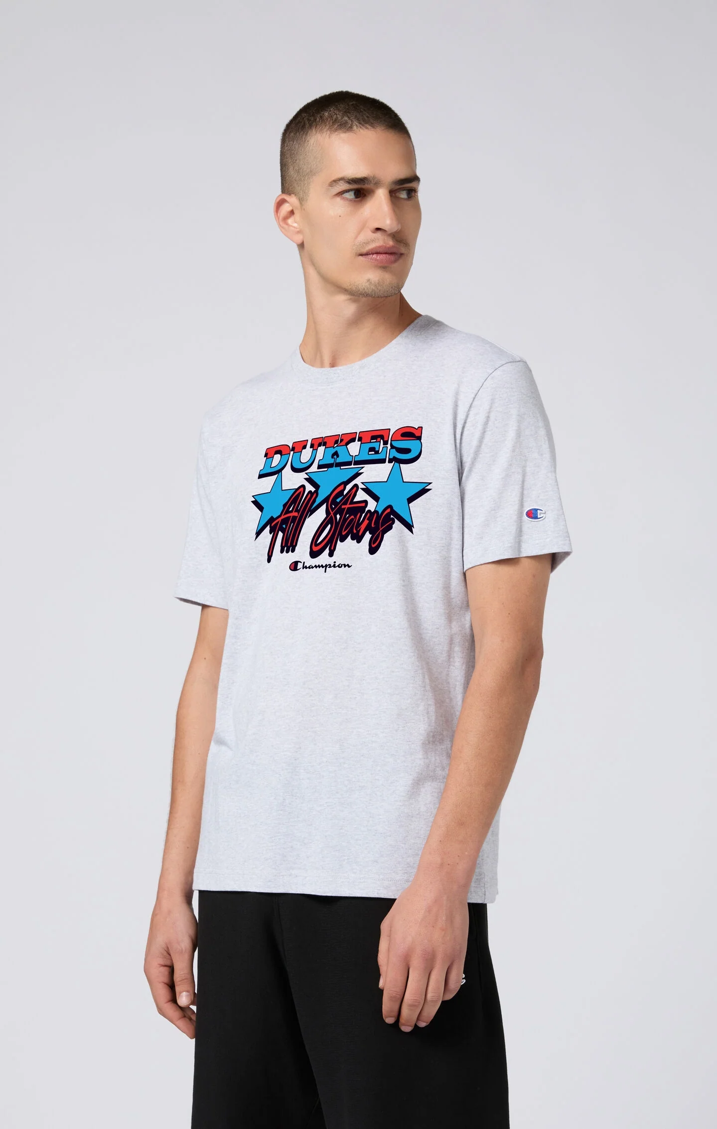 Oversized Men’s T-Shirt in Heavy Cotton Dukes Cupboard x Champion