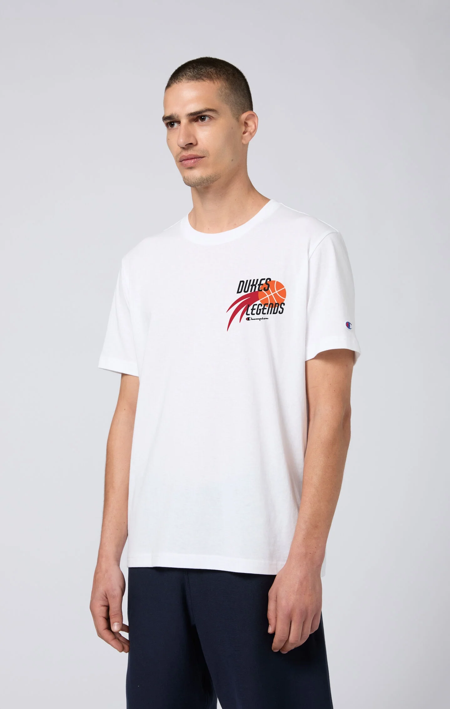 Oversized Men’s T-Shirt in Heavy Cotton Dukes Cupboard x Champion