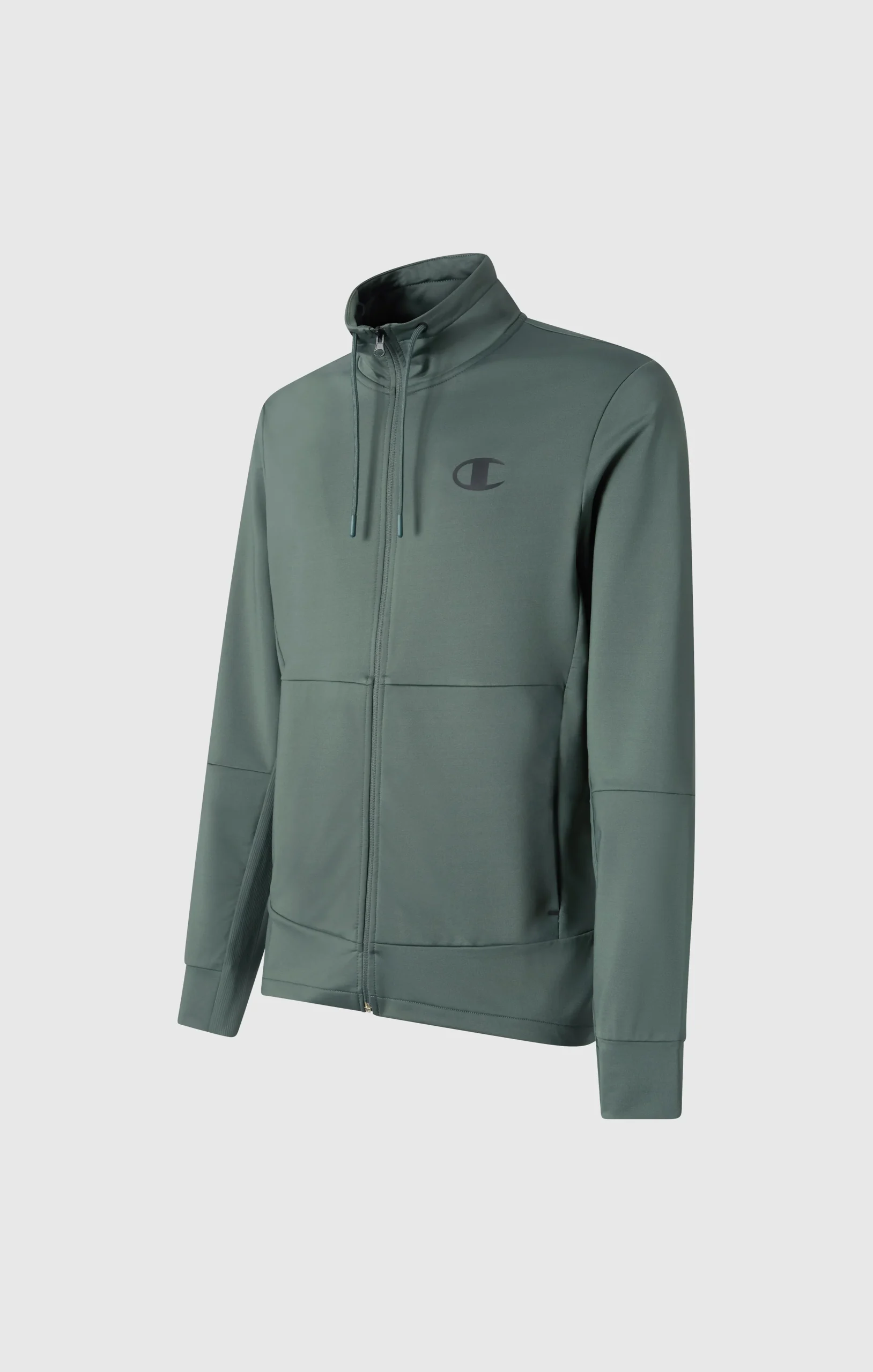 Men's Slim Fit Full-Zip Stretch Poly Hoodie - Imagen 8