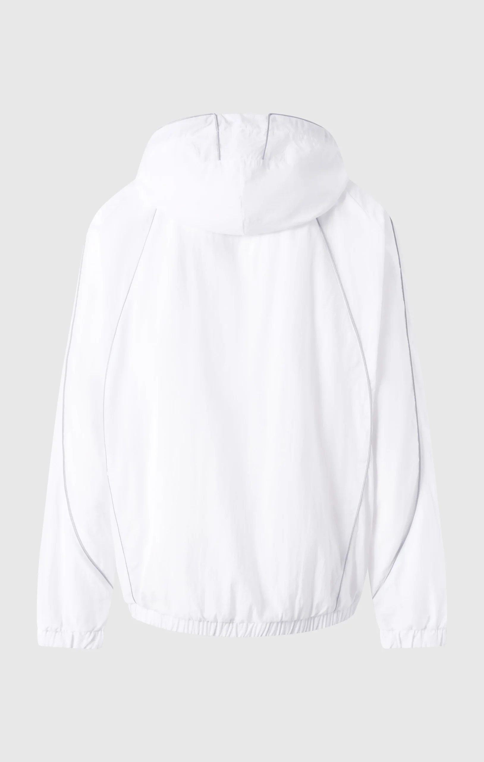 Men’s Woven Nylon Full-Zip Hooded Track Top Loose Fit - Imagen 7