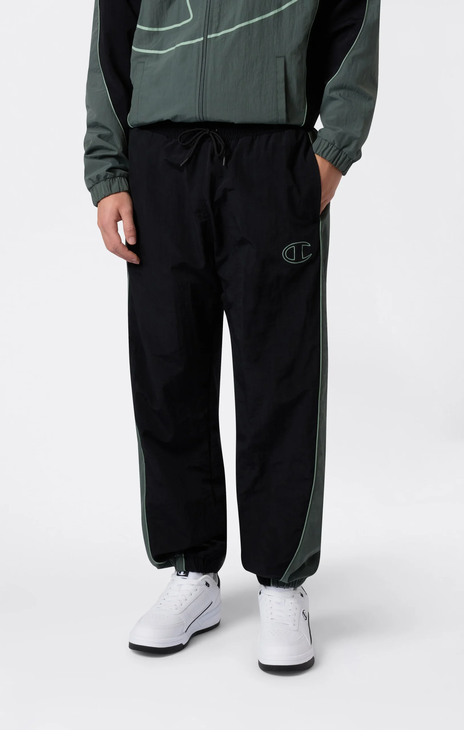 Men's Loose Fit Woven Nylon Pants