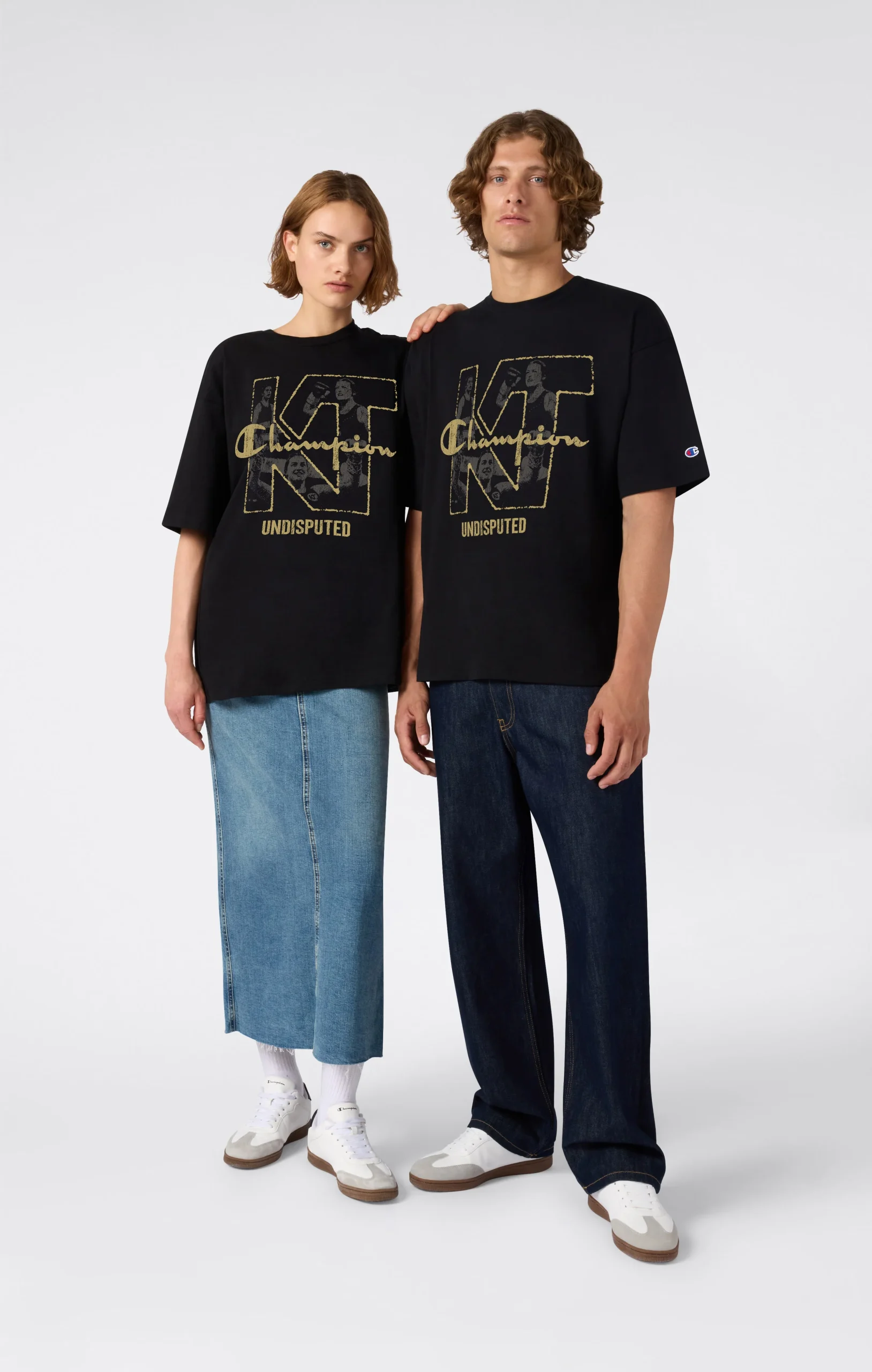 Champion x Katie Taylor Reverse Weave T-Shirt - Imagen 5