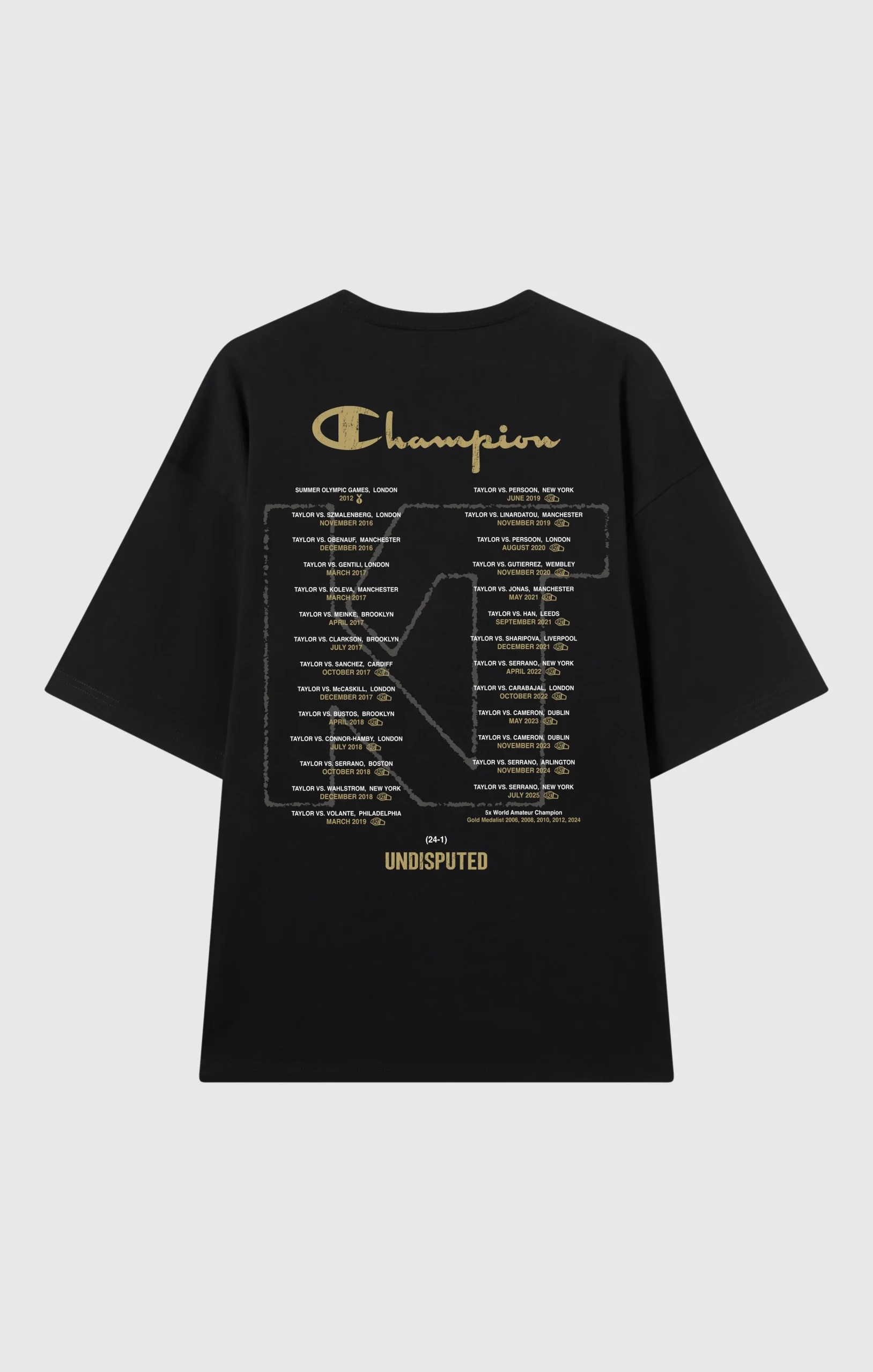 Champion x Katie Taylor Reverse Weave T-Shirt - Imagen 3