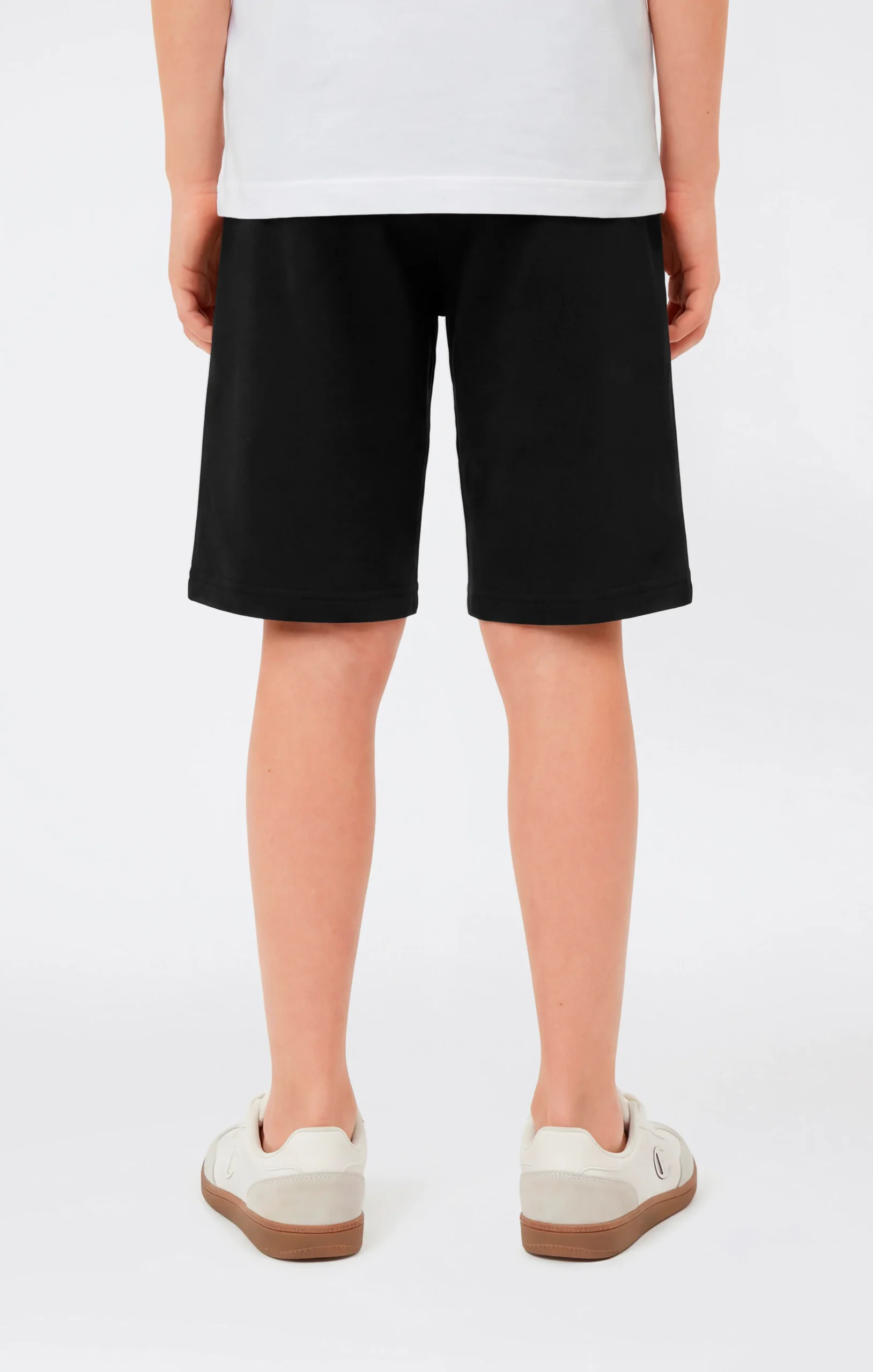 Boys’ Bermuda Shorts with Embroidered Maxi Logo Icons - Imagen 4
