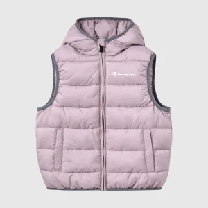 Padded Hooded Vest with Full Zip for Kids