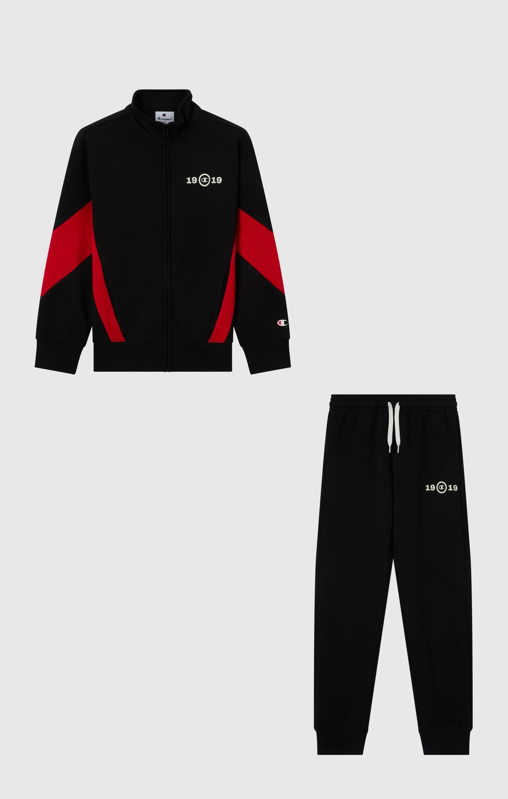 Boys’ Fleece Sweatsuit with Color Block Inserts - Imagen 5