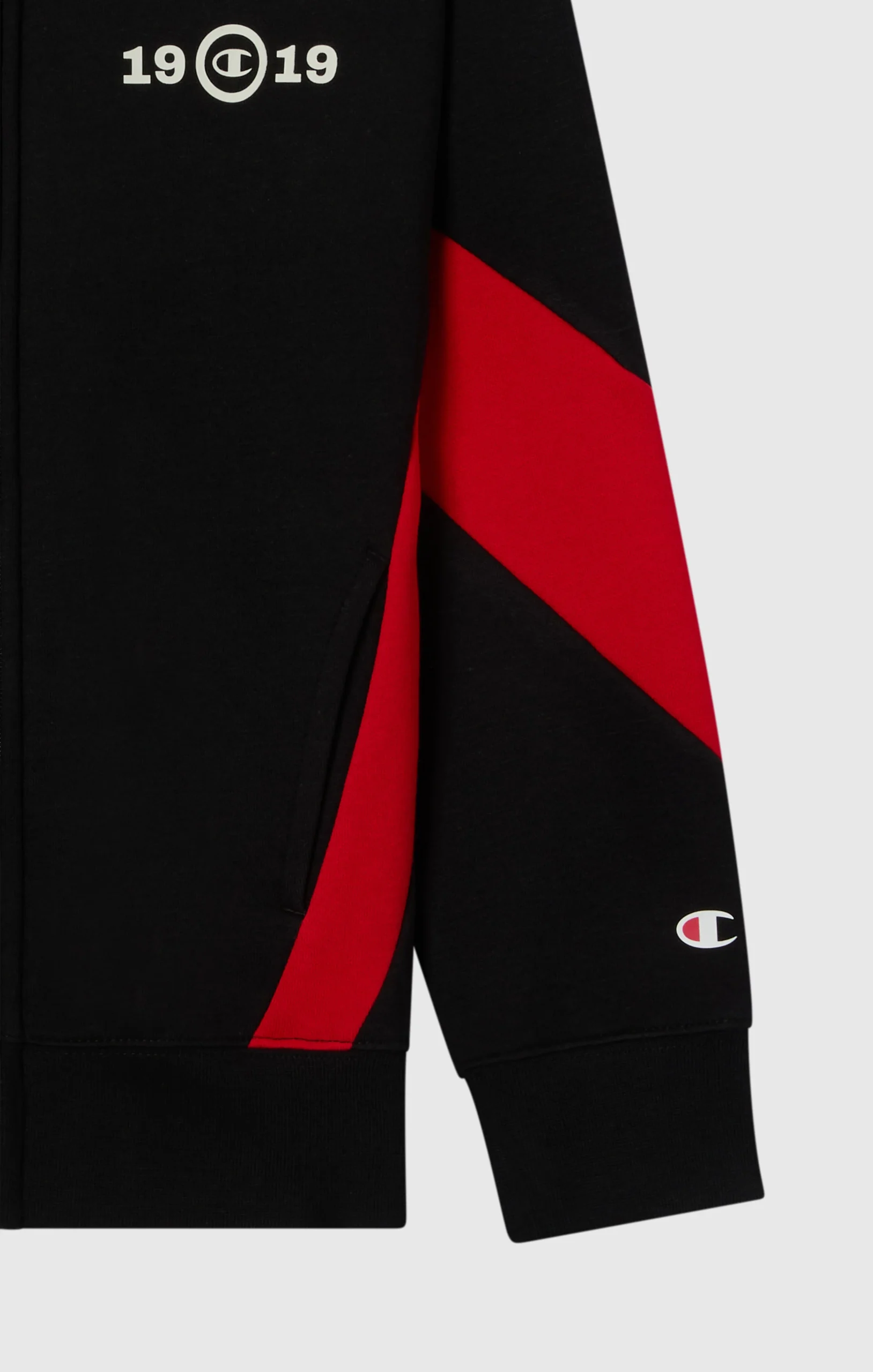 Boys’ Fleece Sweatsuit with Color Block Inserts - Imagen 6