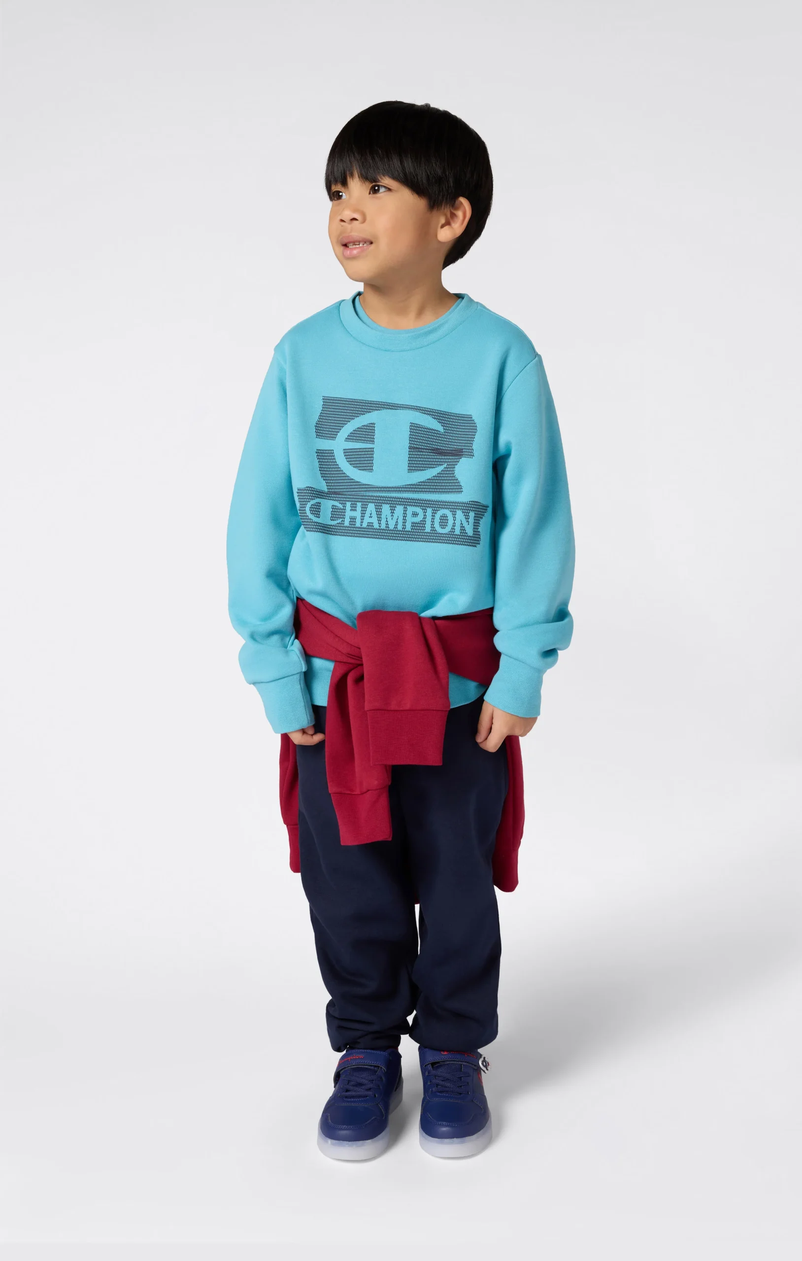Boys' Fleece Crewneck Sweatshirt Graphic - Imagen 4