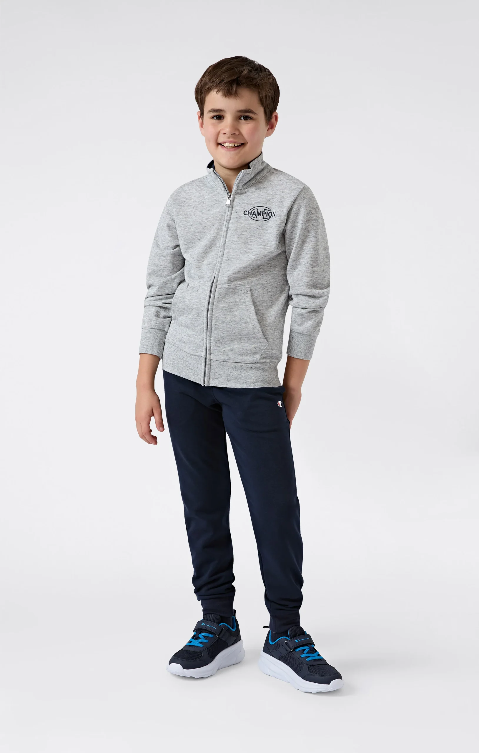 Kids’ Lightweight Terry Full-Zip Tracksuit - Imagen 3