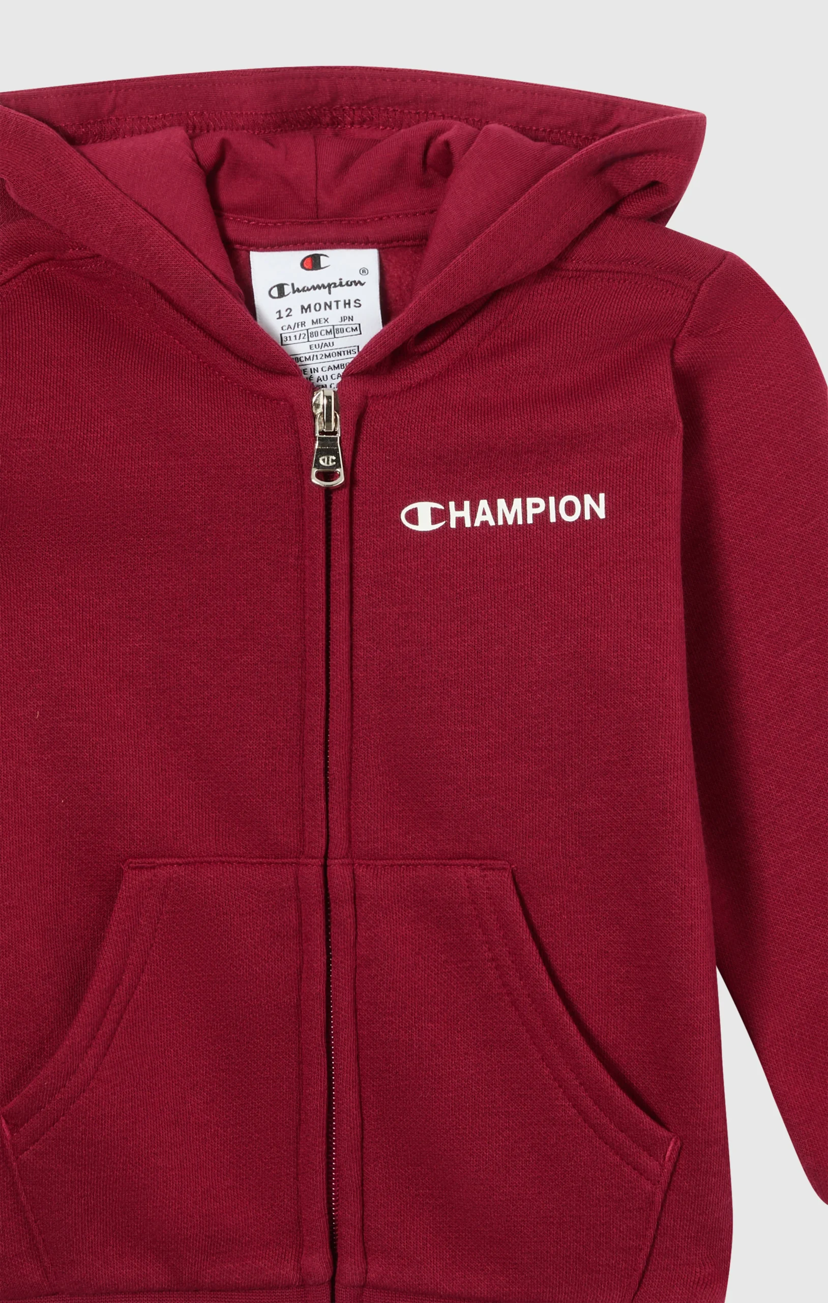 Baby Full-Zip Hooded Fleece Suit - Imagen 4