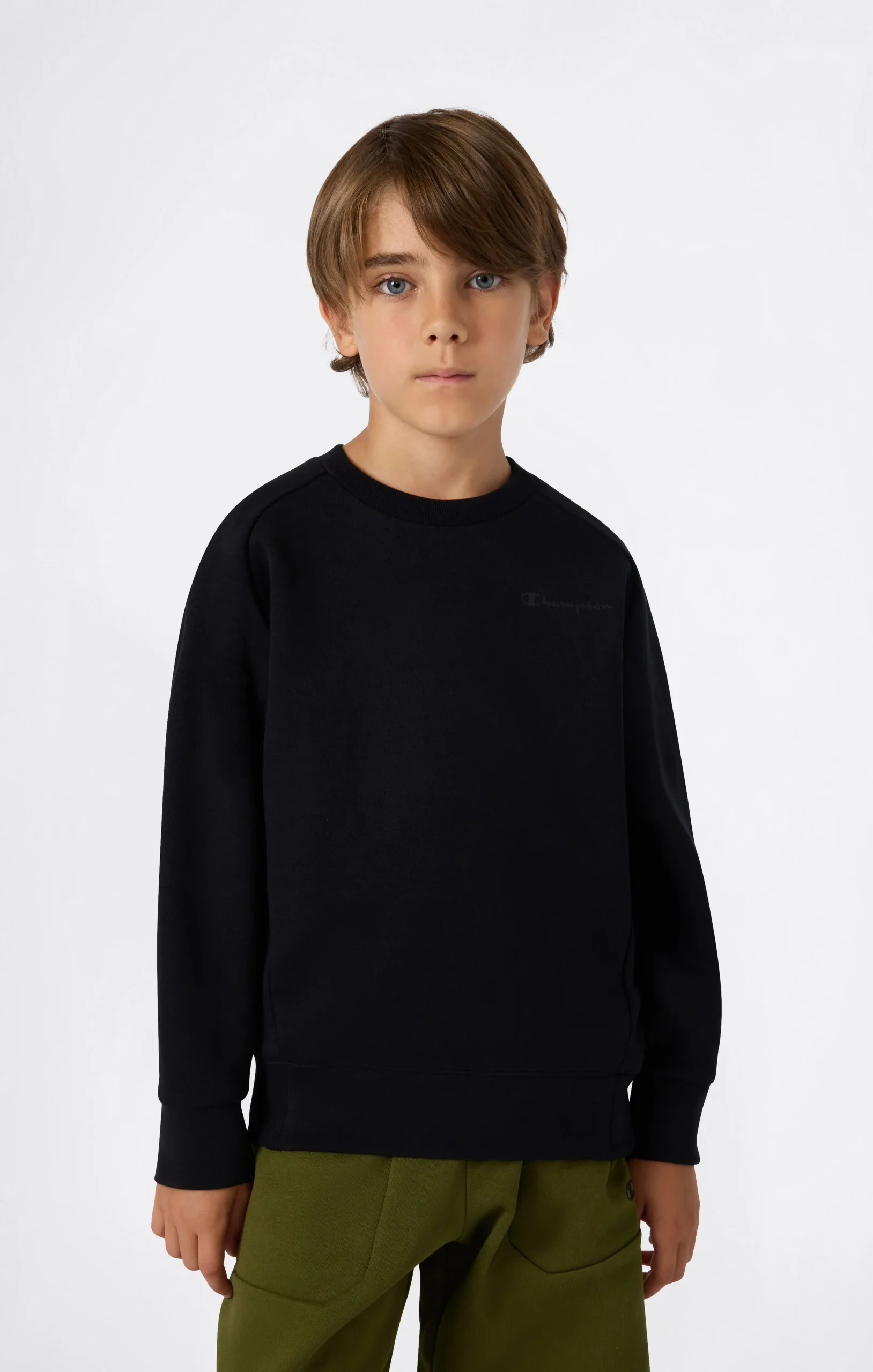 Boys' Interlock Crewneck Sweatshirt C-Tech