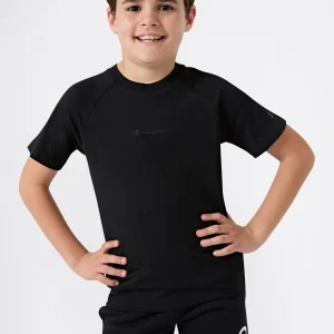 Boys’ Crewneck T-Shirt Light Cotton Jersey C-Tech