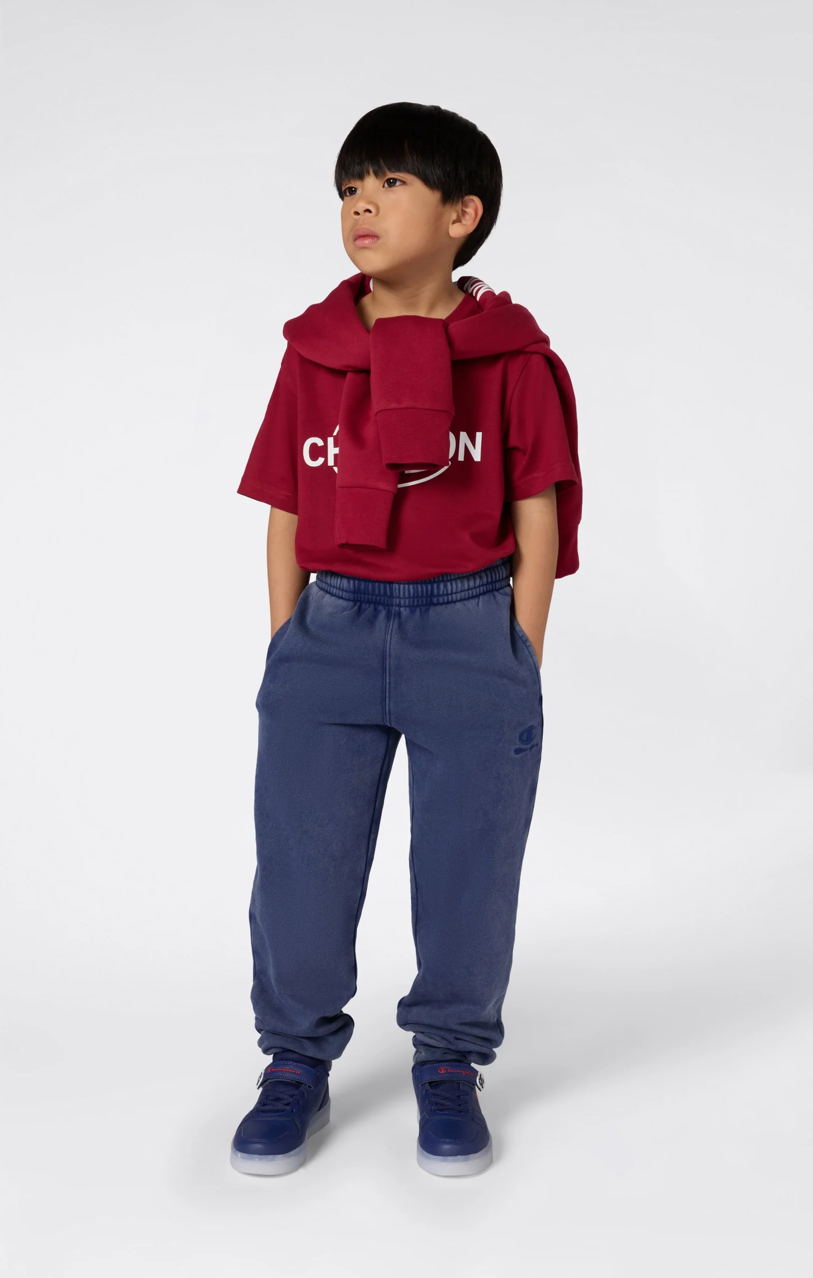 Boys’ Washed Rib Cuff Fleece Joggers Icons