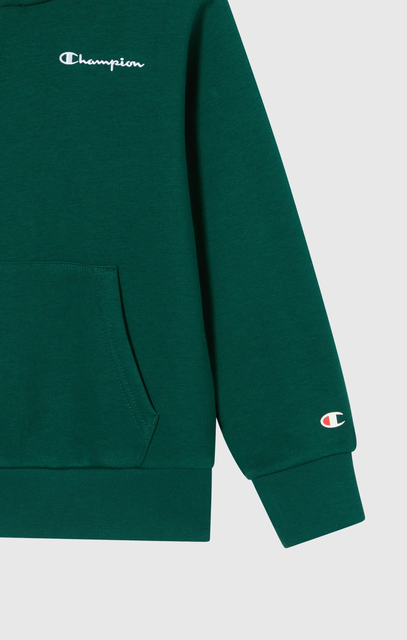 Boys’ Fleece Hoodie with Small Embroidered Logo Icons - Imagen 6