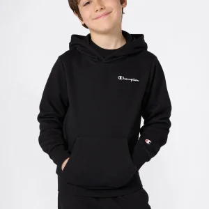 Boys’ Fleece Hoodie with Small Embroidered Logo Icons