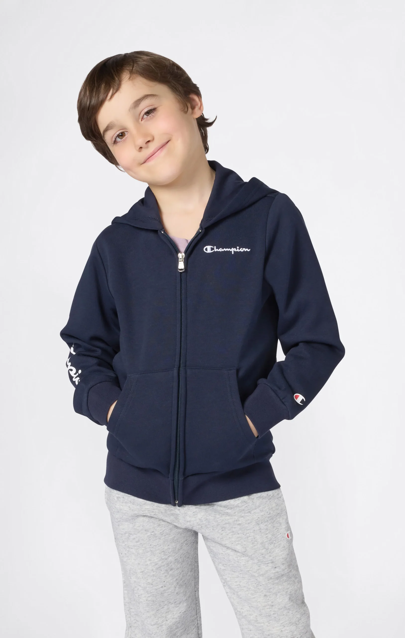 Boys’ Full Zip Fleece Hoodie Icons