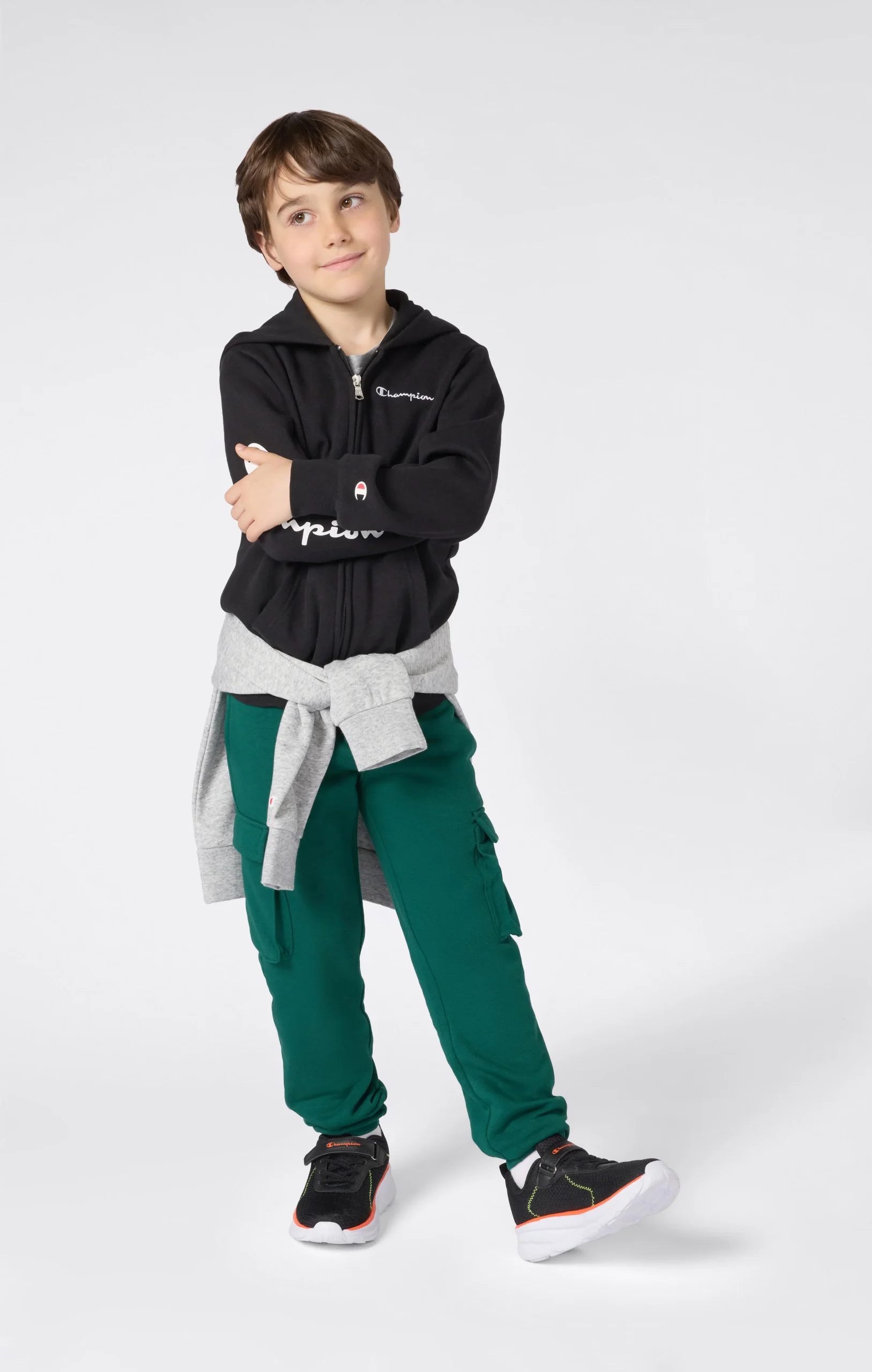 Boys’ Full Zip Fleece Hoodie Icons