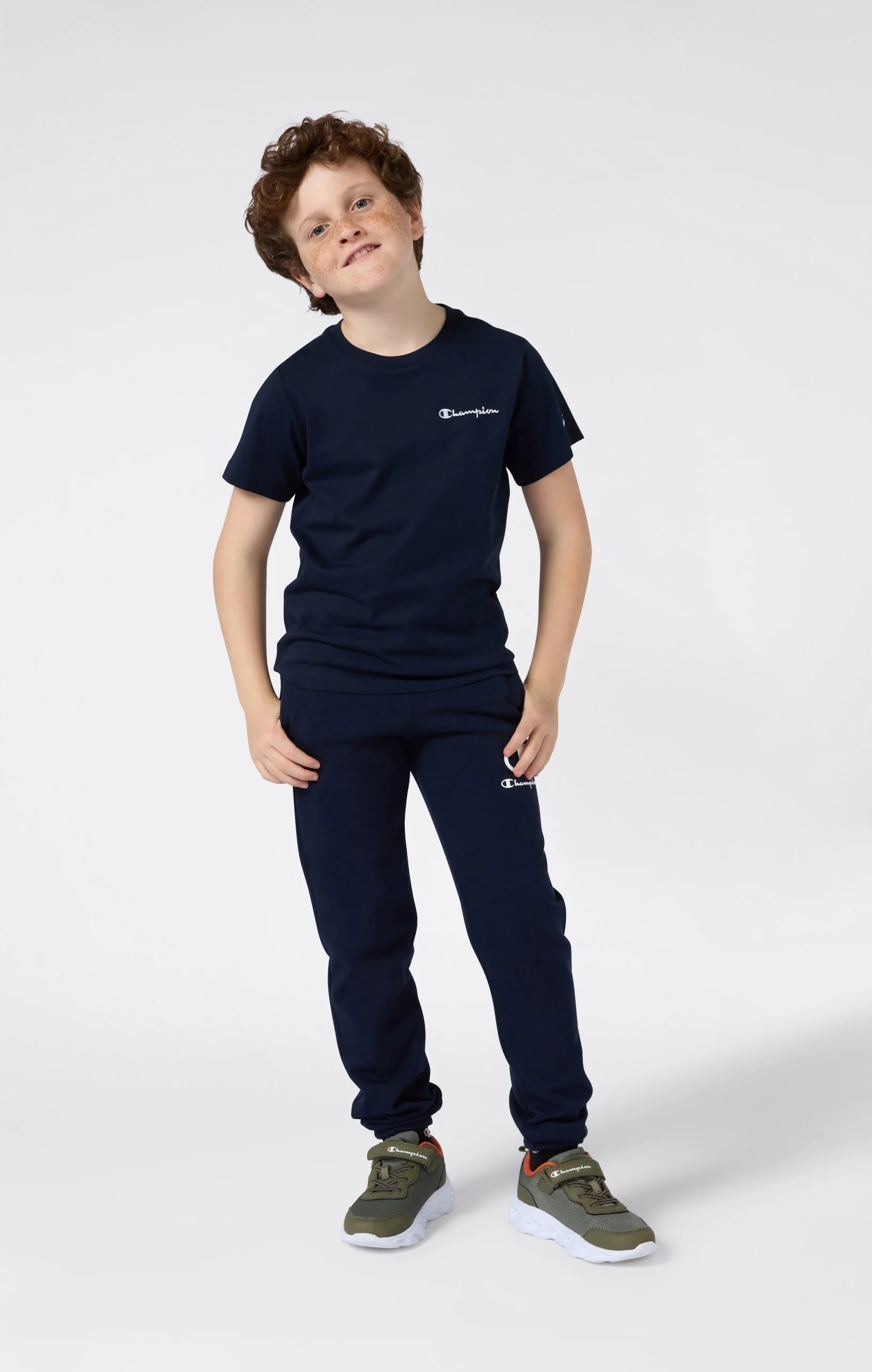 Boys’ Crewneck Small Script Logo T-Shirt Icons - Imagen 3