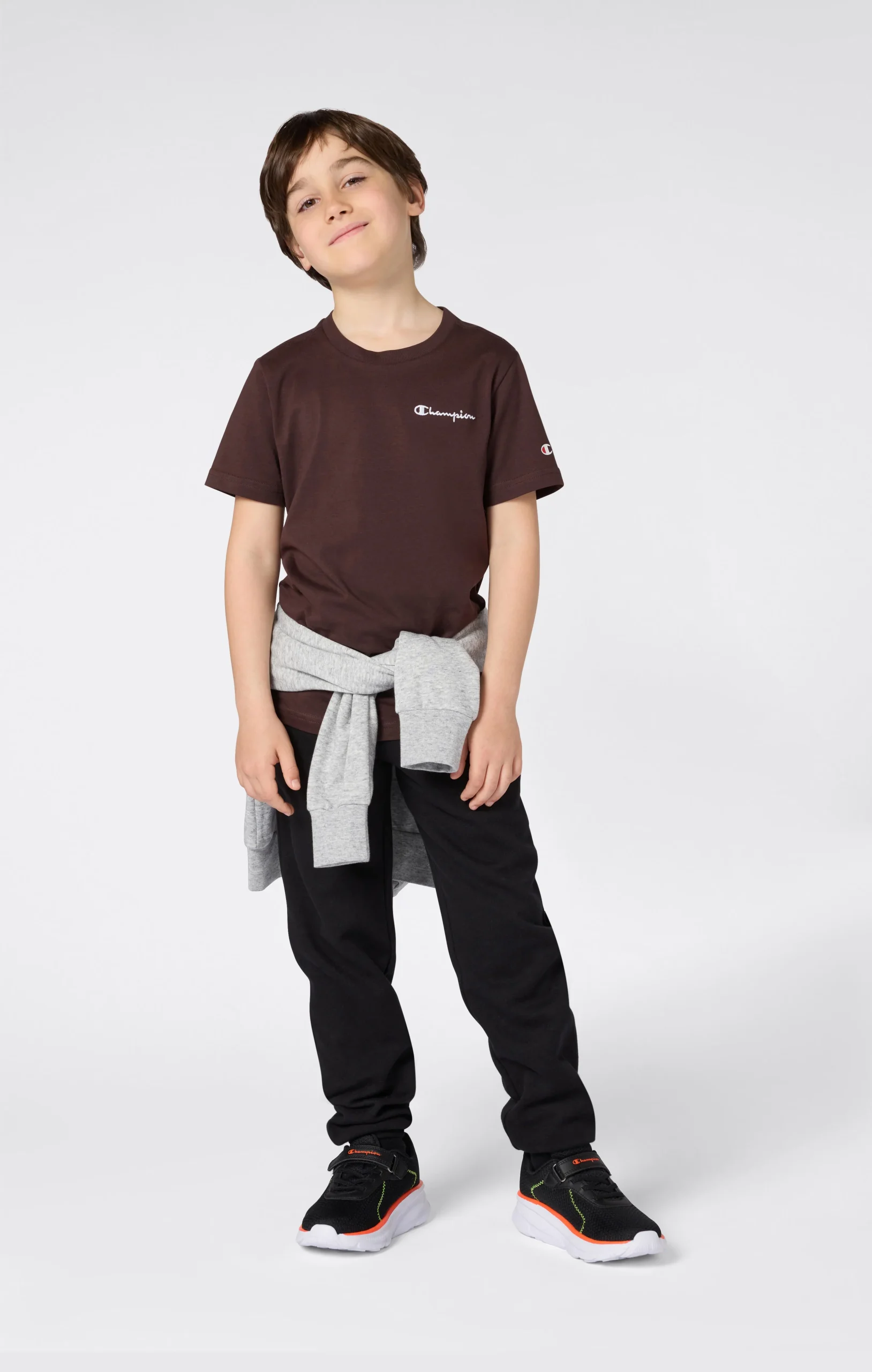 Boys’ Crewneck Small Script Logo T-Shirt Icons