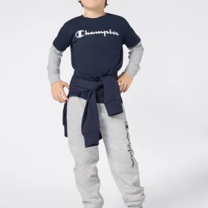 Boys' Long Sleeve T-Shirt Script Logo