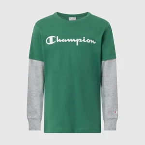 Boys' Long Sleeve T-Shirt Script Logo