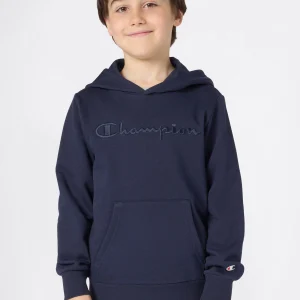 Boys’ Fleece Hoodie with Big Embroidered Logo Icons
